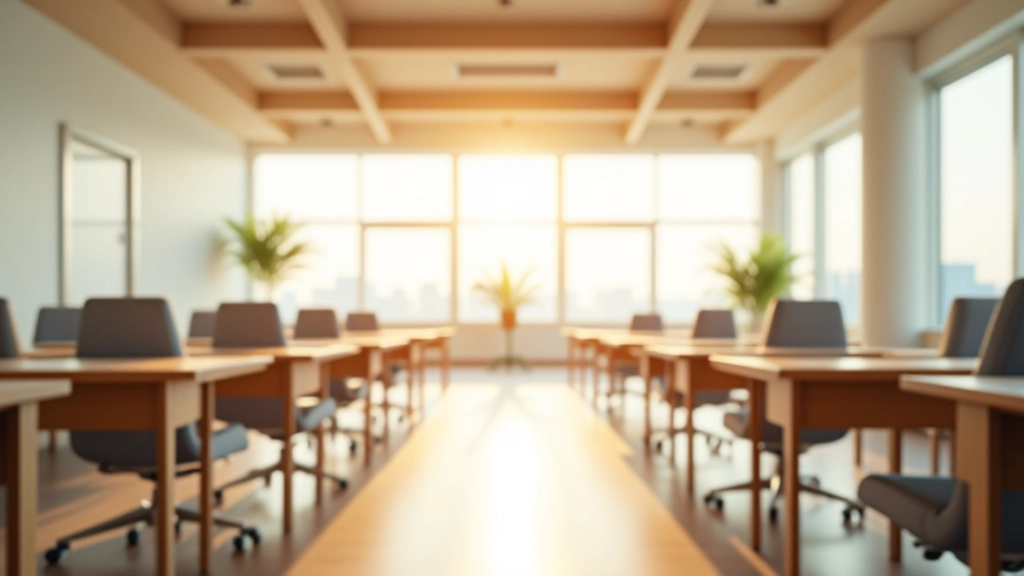 Mature adult engaging in focused concentration exercise at modern learning workspace